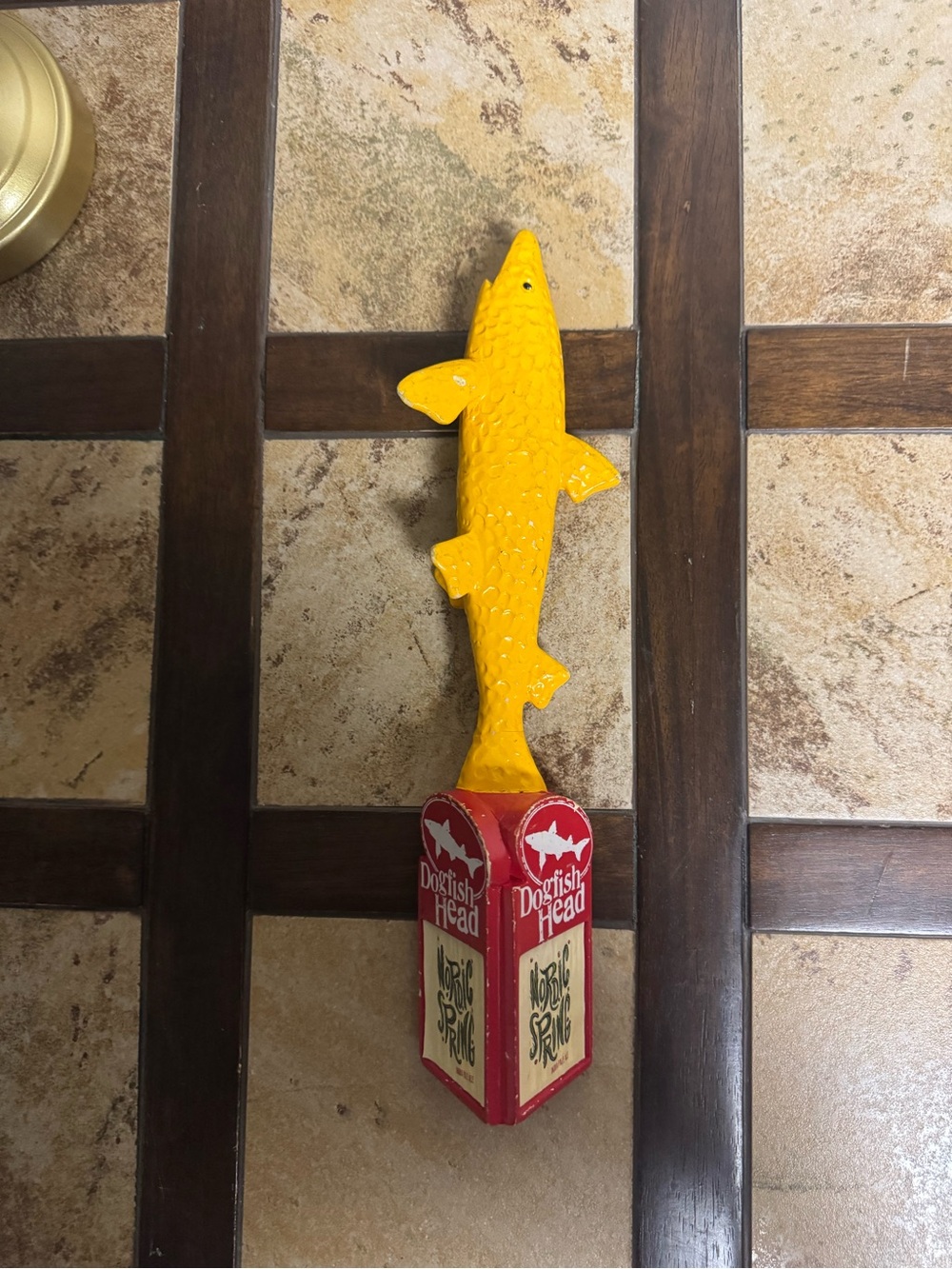 Yellow Fish Tap Handle